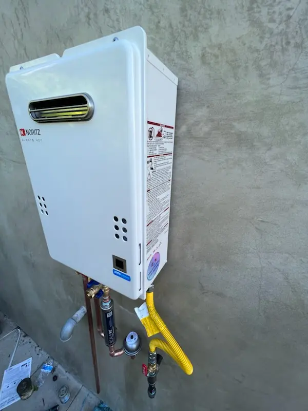 Tankless water heater installation for Braham homes