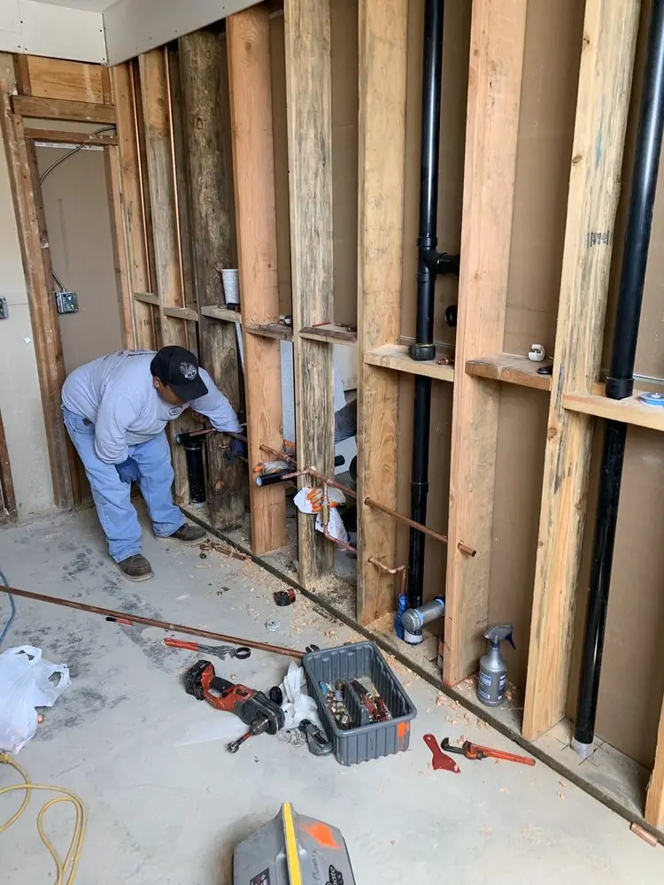 Commercial rough-in plumbing for Commercial Plumbing in Braham